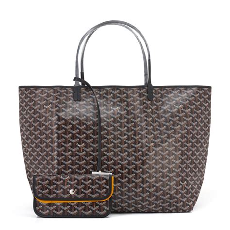 goyard saint louis tote gm black|goyard st louis pm price.